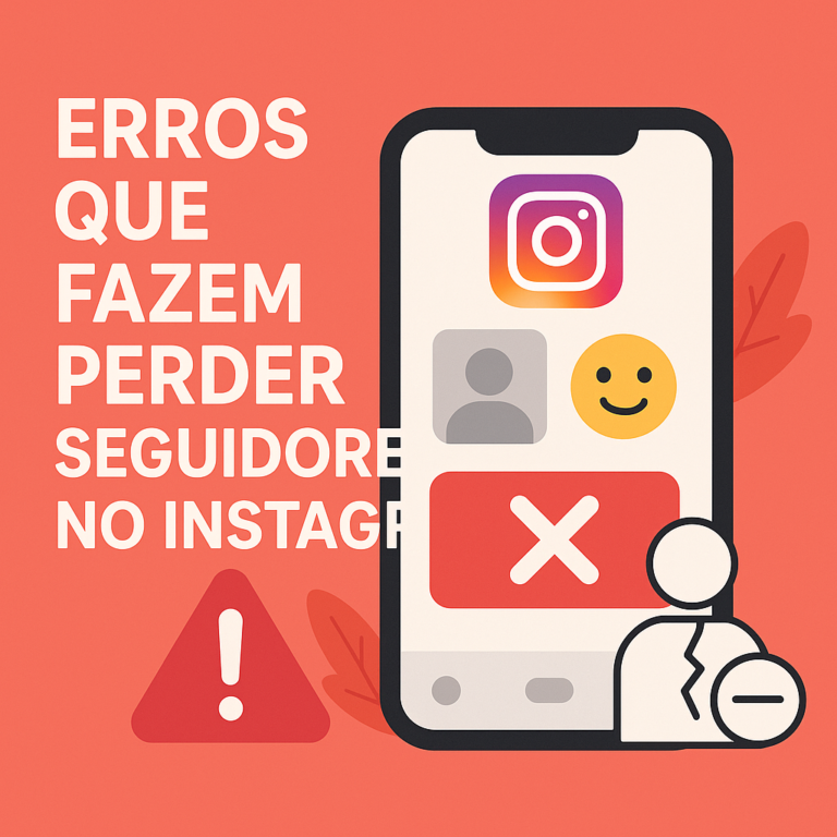 Erros que fazem perder seguidores no Instagram: como corrigir (e voltar a crescer)