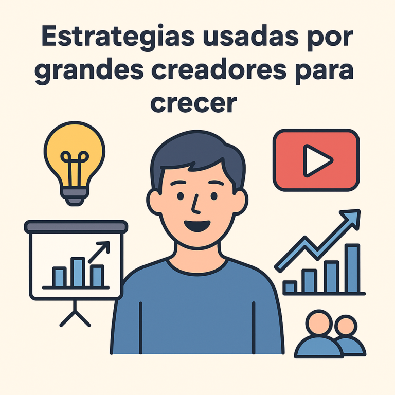 Estratégias Usadas por Grandes Criadores para Crescer: um Guia Prático de Conteúdo, Comunidade e Monetização