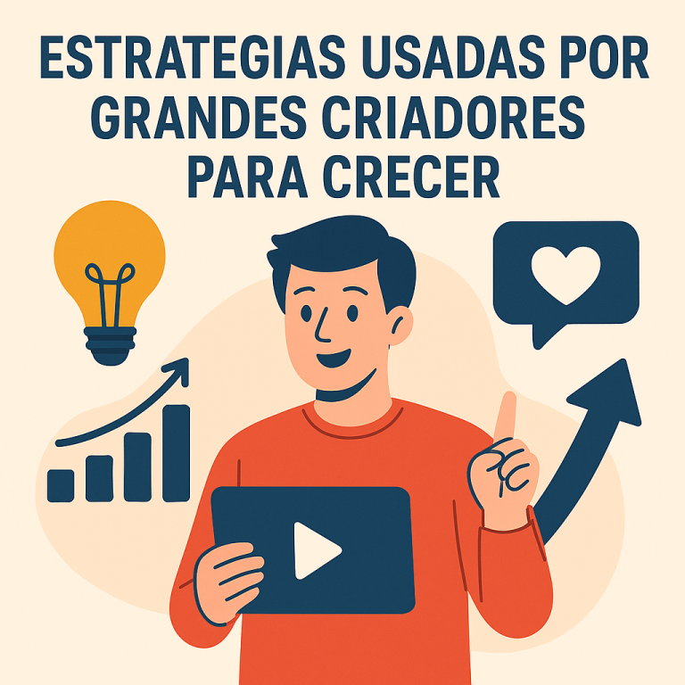 Estratégias Usadas por Grandes Criadores para Crescer (e Como Aplicar no Seu Blog, Canal ou Negócio)