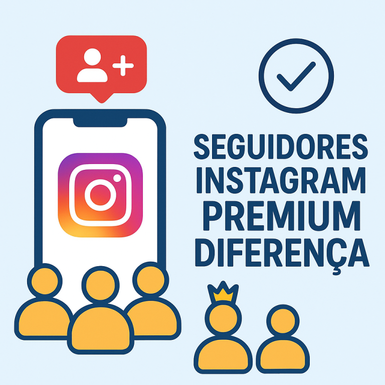 Seguidores Instagram Premium: qual a diferença, o que realmente muda e como crescer com segurança